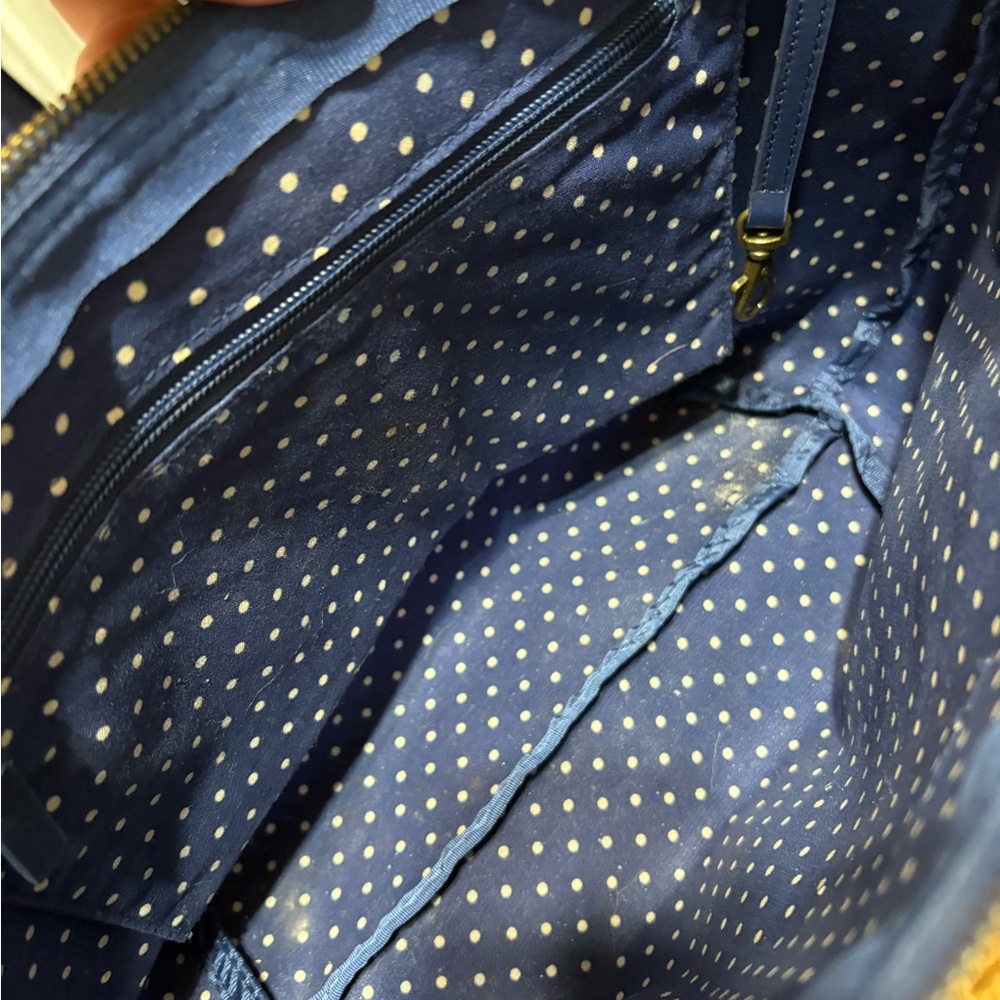 Cath Kidston Navy Tote with Colorful Floral Design - Picture 7 of 9